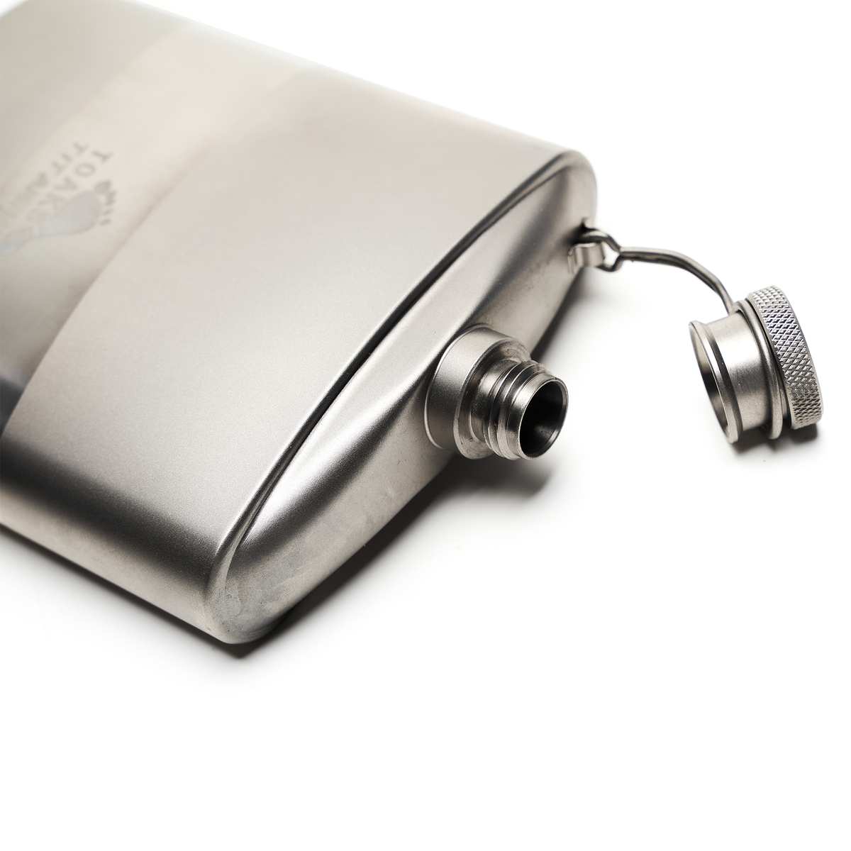 TOAKS Titanium Flat Flask Set
